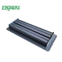 Grille de ventilation en acier galvanisé Eayvent à haute capacité de charge pour plancher, couvercle de conduit de ventilation métallique, vente en gros