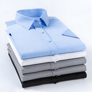 Camicia Formale da Ufficio <span class=keywords><strong>in</strong></span> Fibra di Alta Qualità per <span class=keywords><strong>Uomo</strong></span>, Camicia Elegante da <span class=keywords><strong>Uomo</strong></span> per Affari - Product Image 1