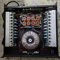 Amplificateur de puissance 2 canaux AT650 650W*2, professionnel, montage en rack 2U, amplificateur audio pour scène, DJ, événements en direct, système de sonorisation PA