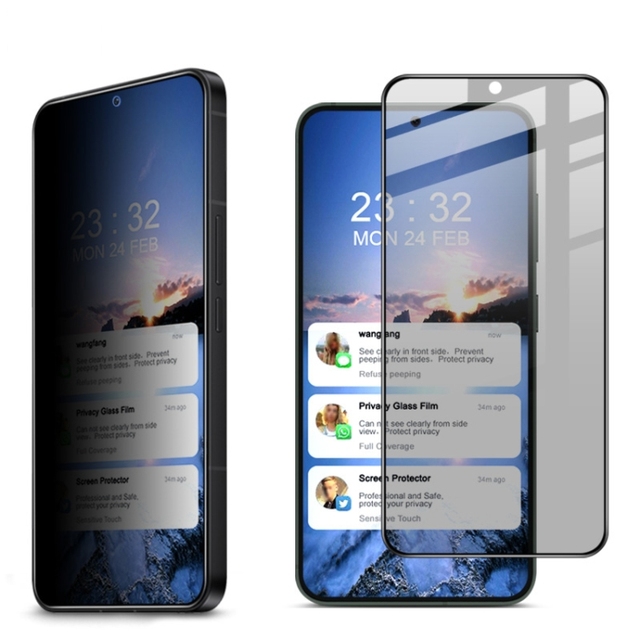 Phone Screen Protector for Samsung Galaxy S24/S24 Ultra/S24 + 5G Imak HD Full Screen Anti-spy Tempered Glass Protective Film