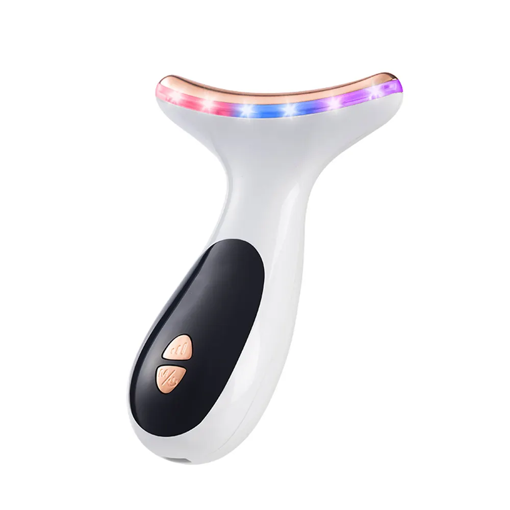 EMS Mikros trom Wärme vibration Hauts traffung Massage gerät Falten entferner Led Lichttherapie Face Neck Lifting Beauty Instrument