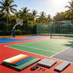 Inolp Solución Integral, Sistema Completo, Kit de Herramientas, Superficie de Cancha de Pickleball Temporal Móvil para Deportes al Aire Libre - Product Image 6