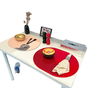 Mantel Individual de Laca Hecho a Mano, Mantel de Lujo para Mesa, Accesorio Duradero y Elegante para Mesa de Comedor, para el Hogar y Restaurantes - Product Image 2