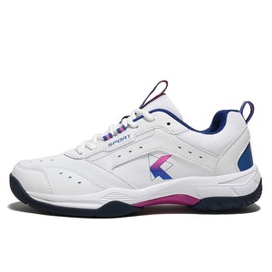 Chaussures de badminton unisexes légères avec amorti, empeigne en mesh, semelle en caoutchouc, performance sportive - Product Image 1