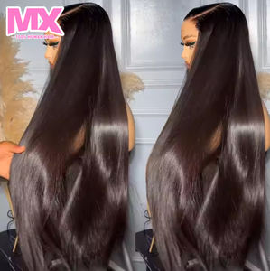 40インチベトナムウィッグ人毛レースフロント卸売13x6骨ストレートナチュラルカラーHDフロントフロントフロントフロント - Product Image 3