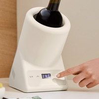 Refrigeratore per Bottiglie con Prestazioni di Raffreddamento Affidabili, Elettrico a Batteria, Doppia Alimentazione, Refrigeratore per Vino