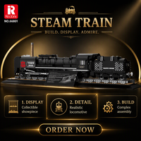 Reobrix 66019 - Kits de construction de locomotives électriques - Blocs de construction ABS - Jouet de construction DIY - Unisexe - Pour les 14 ans et plus
