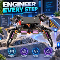 Kit de robot araignée quadrupède bionique Zetok SR01 DIY ESP8266 pour un jouet éducatif programmable STEM pour les enfants de 8 ans et plus