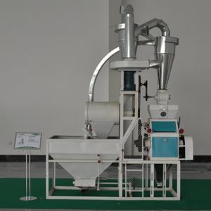 छोटे पैमाने 1 टन मक्का मिलिंग मशीन बिजली मोटर पीसने मक्का मिल - Product Image 2