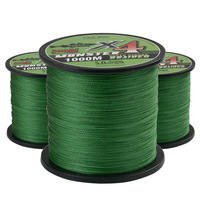Ligne tressée PINSEN PE 4X, diamètre 0,1-0,47 mm, longueur 100-1000 m, légère, haute résistance, facile à lancer pour la pêche en lac, rivière, ruisseau