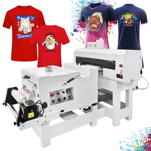Hoge Kwaliteit Dtf Digitale T-Shirt Drukmachine Met Textil Voor Shaker Print A2 A3 Film Roll Making Machine