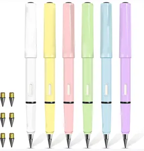 Eternal Pen Wholesale Endless Pencil Inkless Pencil Everlasting Replaceable Head Magic Pen inkless Pencil Graphene metal nib