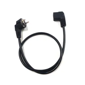 CEE7 to C19 power cord European Schuko to C19 AC Power Cord EU 3pin Male