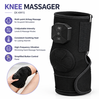 Masseur électrique pour genoux Eveekon avec chaleur, compression d'air, vibration, appareil professionnel 3 en 1 pour le soin des genoux