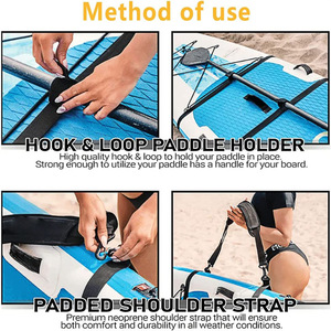 Adjustable Surfboard Shoulder Strap Nylon Portable Carry <b>Harness</b> For Stand Up Paddleboarding Lakes Rivers Unisex - Product Image 3