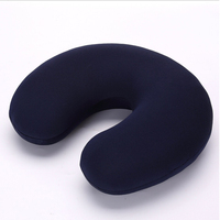 Oreiller de voyage ergonomique portable en U avec billes de polystyrène à 100 % pour le soutien de la tête en avion, voiture, bureau – Cadeaux promotionnels