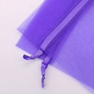 ถุงออร์แกนซ่าแบบคลาสสิก ขนาด 15x20 ซม. ถุงใส่ของชำร่วยขนาดเล็กพร้อมเชือกผูก สำหรับตกแต่งงานคริสต์มาส งานแต่งงาน งานวันเกิด - Product Image 6
