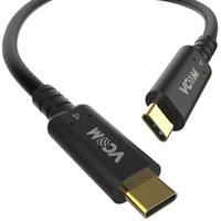 Cable de Datos USB C VCOM de 0.8m 1.2m, Precio de Fábrica, 40Gbps, con Chip IC, Revestimiento de PVC Duradero, Cable de Carga Rápida USB4 de 100W