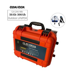 Baterai Lithium LiFePO4 25.6V 100Ah Siklus Dalam Isi Ulang untuk Penyimpanan Energi Surya untuk Sistem Inverter RV Rumah - Product Image 1