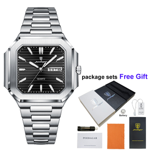 Relojes de Pulsera de Lujo para Hombre Poedagar, Modelos en Oferta, Relojes de Cuarzo Originales Resistentes al Agua para Hombre, <span class=keywords><strong>Reloj</strong></span> Para Hombre, Montre Homme - Product Image 3