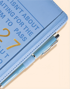 Nouveau style 2027 – Agenda et bloc-notes transfrontalier en anglais pour la planification quotidienne et la gestion de l'efficacité - Product Image 5