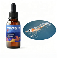 Compléments alimentaires de qualité supérieure, huile de krill antarctique en gouttes pour la santé globale des adultes