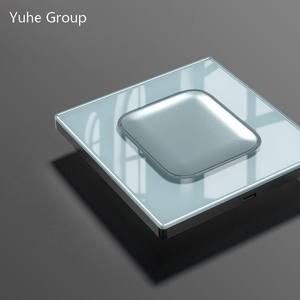 Interruptor de Pared Tipo 86 con Botón de Reinicio, Luz LED, Panel Táctil de Vidrio Templado, Pantalla Táctil de 4 Pines, IP20, Interruptor de 2 Vías - Product Image 2