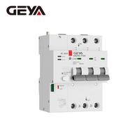 Disjoncteur intelligent WiFi GEYA GRD9S-F100 50Hz AC230V/AC400V 20/32/63/100A 1/2/3/4P 6kA, disjoncteur miniature IoT Tuya Smart RS485