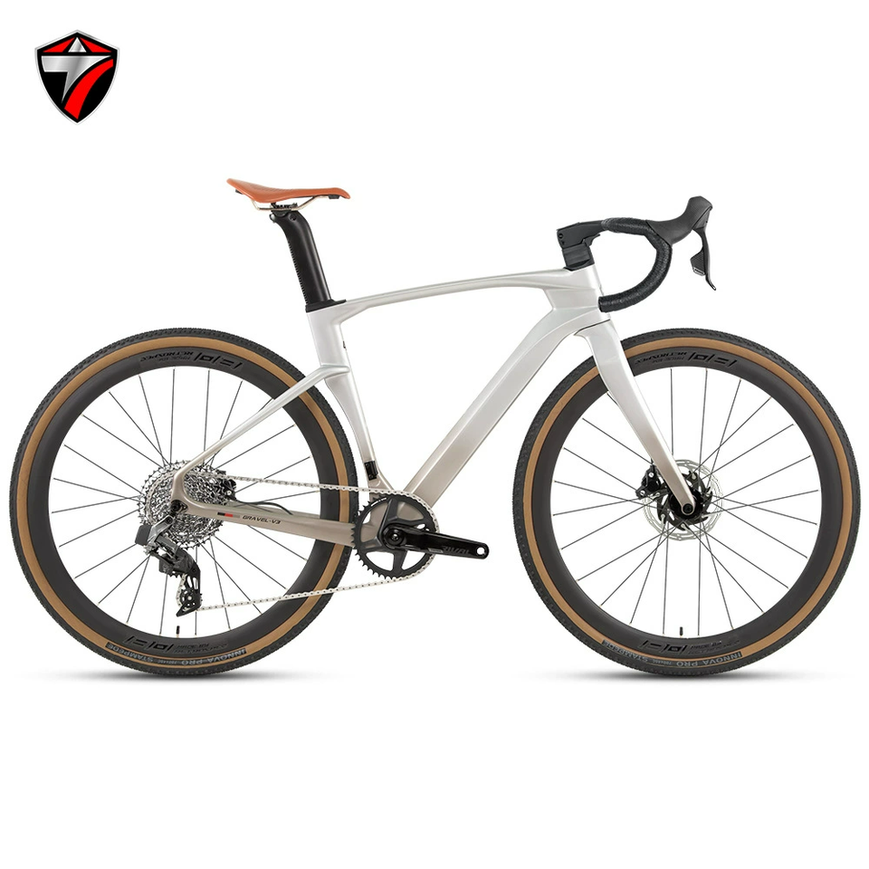 Tay đề điện tử Gravel V3 GEX-13 Racing (2025) WheelTop Twitter 13 tốc độ, phanh đĩa thủy lực kép, hợp kim carbon fiber 700c