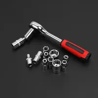 Jeu de clés à cliquet pour mécanicien 82 pièces en acier au carbone à usage intensif Outils à main supportés par OEM avec garantie d'un an pour l'utilisation du véhicule