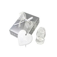 Croix Catholique en Cristal sur Socle, Favor de Baptême ou Baby Shower, Cadeau de Première Communion, Souvenir de Mariage, Article Religieux Mémorable