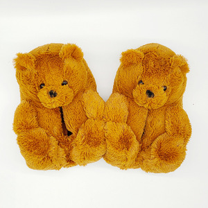 Femmes Accueil Intérieur Doux anti-slip En Fausse Fourrure Mignon Pantoufles Hiver Chaussures Chaudes de Bande Dessinée En Peluche Ours en peluche Pantoufles EUR 35-41 - Product Image 2