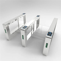 Barrière pivotante de contrôle d'accès avec code QR, carte RFID, reconnaissance faciale, BRT, pour immeubles de bureaux, gymnases, OEM, ODM, garantie 1 an
