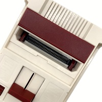 Console de jeu vidéo rétro miniature familiale rouge et blanche avec 500 jeux intégrés, prise en charge de plusieurs joueurs, manette filaire