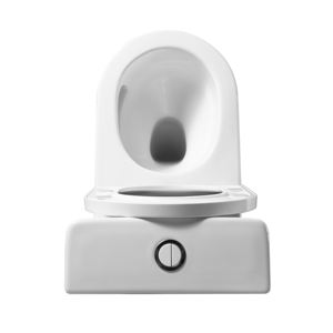 <span class=keywords><strong>Toilette</strong></span> deux pièces Tornado avec piège en P <span class=keywords><strong>flexible</strong></span> et forme ronde lisse toilettes à chasse d'eau en céramique - Product Image 3