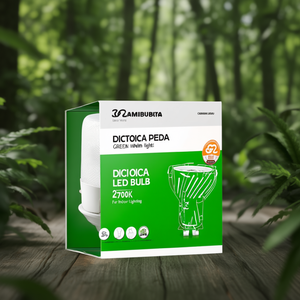 Lampadina LED Dicroica 5W Colore Verde Temperatura 2700K Luce Bianca Calda per Illuminazione Interna - Product Image 3