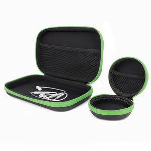 Tùy Chỉnh Thời Trang Tùy Chỉnh Nhỏ Màu Xanh Lá Cây Dây Kéo EVA Cứng Mang Trường Hợp Túi Tay - Product Image 6