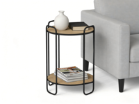 Table d'appoint minimaliste moderne, table basse en bois pour salon, chambre à coucher, bureau à domicile, de haute qualité, durable et pratique