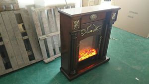 Chimenea Eléctrica Moderna de Madera Blanca Económica para Decoración del Hogar - Product Image 6