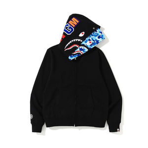 <span class=keywords><strong>Sudadera</strong></span> con Capucha de Doble Capa, con Cierre, Estampado Animal, Holgada, Estilo Hip-Hop, a Prueba de Viento, de Algodón - Product Image 6