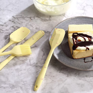 Set di raschietti in Silicone per pasticceria da cucina antiaderente da 6 pezzi nuovo modello di strumento per torta spatola Color Pellet - Product Image 6
