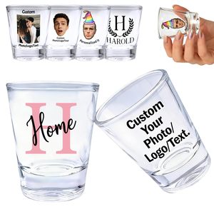 Vasos de chupito de whisky y tequila <span class=keywords><strong>personalizados</strong></span> con logo, para recuerdo de boda, base pesada, a granel, 1.5oz 2oz, mini - Product Image 3