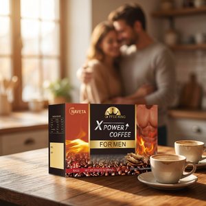 กาแฟผงสมุนไพรมาคาพลังงานทันที X Power ผสมโสม กาแฟดำสำหรับผู้ชาย รสขม บรรจุกล่อง - Product Image 4