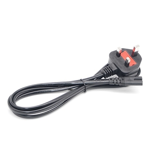 1m 1.2m 2m 2m 3m 5m 0.75MM 3pin Cordon D'alimentation Câble Rétractable <span class=keywords><strong>Secteur</strong></span> 2 Pin Uk Plug C7 Figure 8 Câbles D'alimentation - Product Image 5