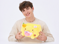 Peluches personnalisées en coton PP ultra doux de 8 pouces, série Tofu, pour promotion, mignonnes, pour machine à griffes