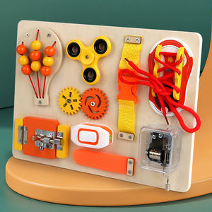 Gioco Educativo Multifunzionale <span class=keywords><strong>per</strong></span> <span class=keywords><strong>Bambini</strong></span> dai <span class=keywords><strong>5</strong></span> ai 7 <span class=keywords><strong>Anni</strong></span>, Giocattolo in Legno <span class=keywords><strong>per</strong></span> l'Apprendimento delle Abilità di Vita, Tavola Sensoriale - Product Image 6