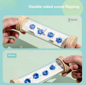 Jeu de labyrinthe à billes portatif pour enfants, jouet éducatif précoce pour l'éveil des tout-petits garçons et filles - Vente chaude - Product Image 4