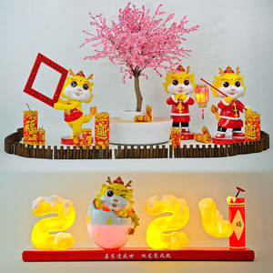 K606 escultura de danza del león chino fibra de vidrio hecho a mano 3D artesanía café Café vestíbulo Hotel tienda frente mascota de la suerte comercial - Product Image 6