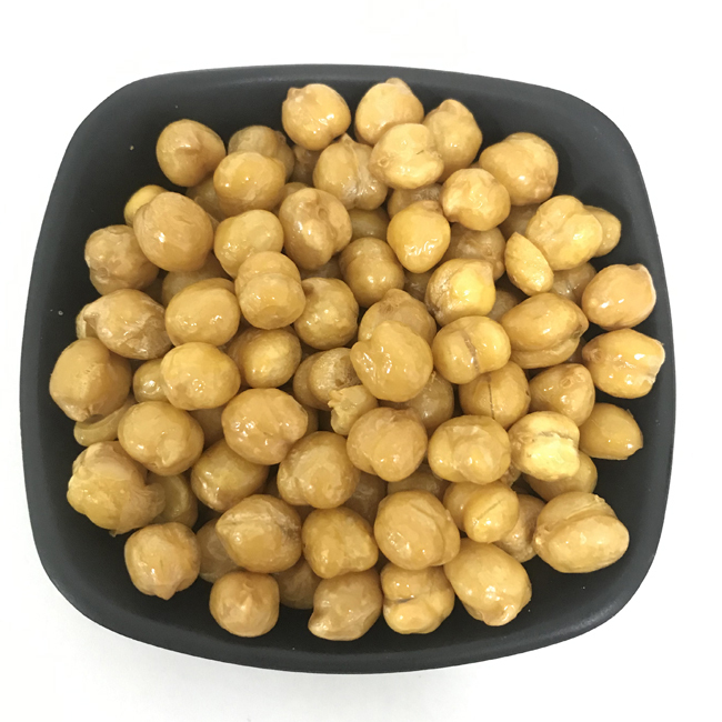 Crunchy Roasted Chickpeas High Fiber Vegan