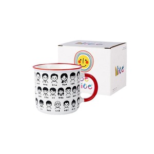 Mug personnalisé avec portrait de dessin animé, impression sérigraphique sur céramique, cadeau de graduation pour enfants - Product Image 1